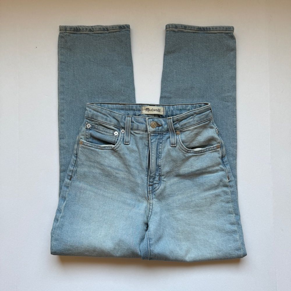 Madewell The Curvy Perfect Vintage Jean in Danby Wash: Ripped Edition Size 25P - Picture 2 of 10